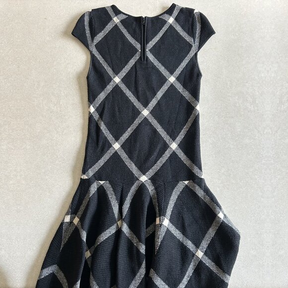 Alice + Olivia Selma Checkered Drop Waist Dress ASO Spencer Hastings - Picture 10 of 13